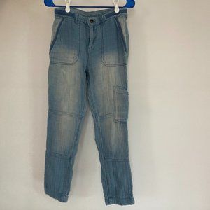 Universal Thread rippled high waist jeans with cargo pocket